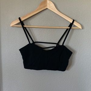 Black Bandeau Top
